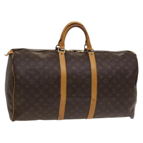 LOUIS VUITTON Monogram Keepall 55 Boston Bag M41424 - Picture 1 of 16